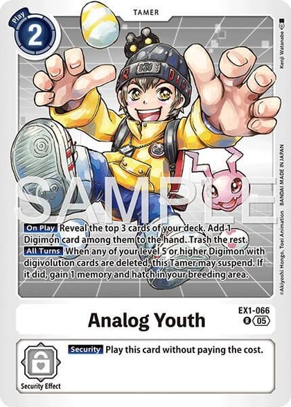 Analog Youth (Reprint), Advanced Booster Digimon Generation EX1-066 R