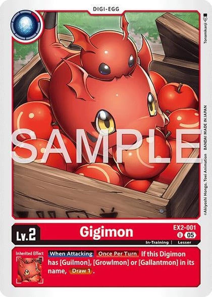 Gigimon (Reprint), Advanced Booster Digimon Generation EX2-001 U