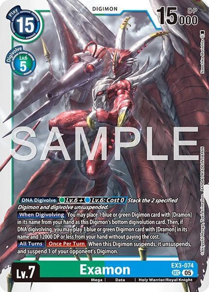 Examon (Reprint), Advanced Booster Digimon Generation EX3-074 SEC