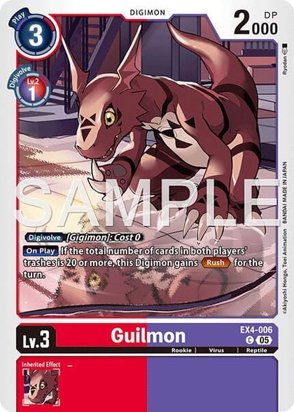 Guilmon - EX4-006 (Reprint), Advanced Booster Digimon Generation EX4-006 C