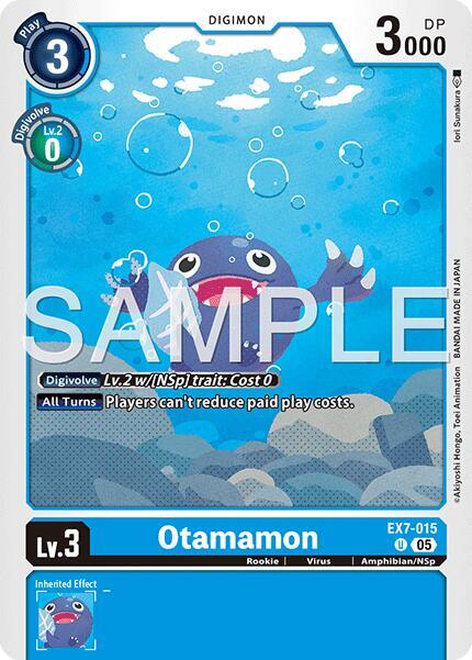 Otamamon (Reprint), Advanced Booster Digimon Generation EX7-015 U
