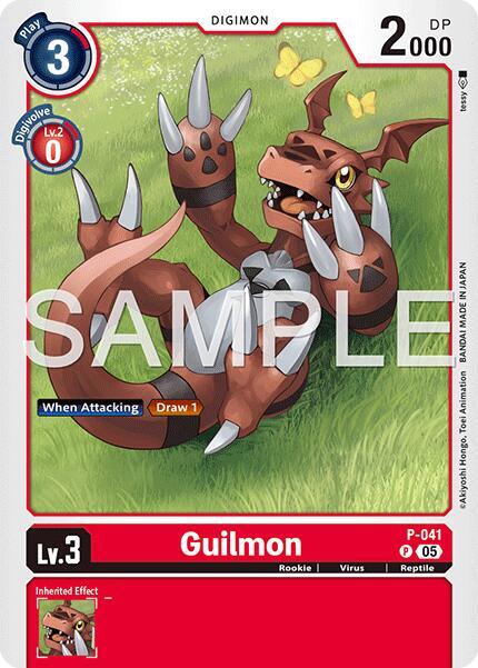 Guilmon - P-041 (Reprint), Advanced Booster Digimon Generation P-041 P
