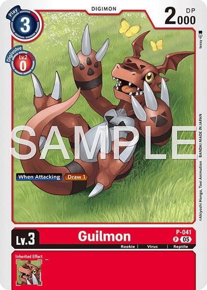 Guilmon - P-041 (Reprint), Advanced Booster Digimon Generation P-041 P