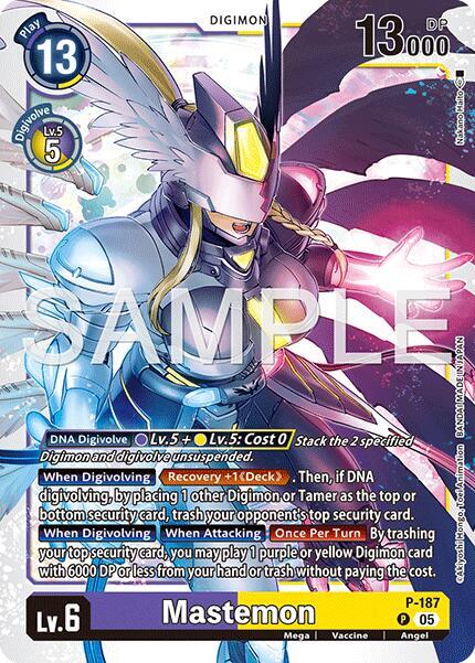 Mastemon - P-187 (Reprint), Advanced Booster Digimon Generation P-187 P