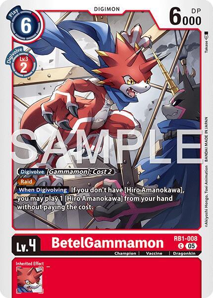 BetelGammamon - RB1-008 (Reprint), Advanced Booster Digimon Generation RB1-008 C