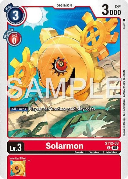 Solarmon (Reprint), Advanced Booster Digimon Generation ST12-03 C