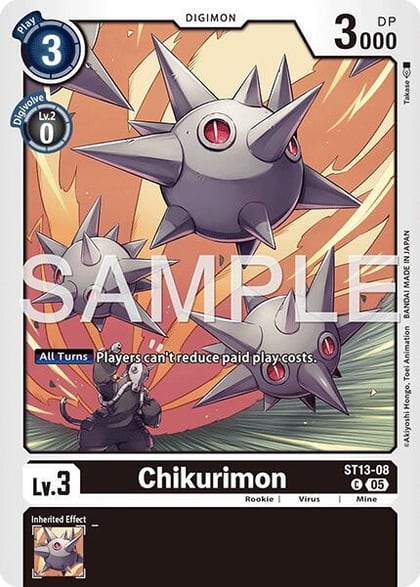 Chikurimon (Reprint), Advanced Booster Digimon Generation ST13-08 C