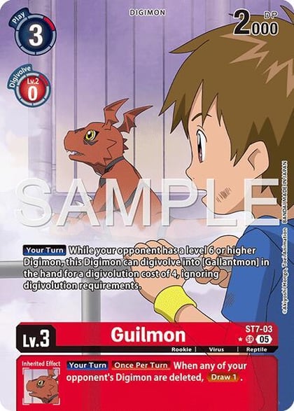 Guilmon - ST7-03 (Alternate Art), Advanced Booster Digimon Generation ST7-03 SR
