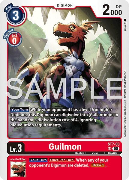 Guilmon - ST7-03 (Reprint), Advanced Booster Digimon Generation ST7-03 SR