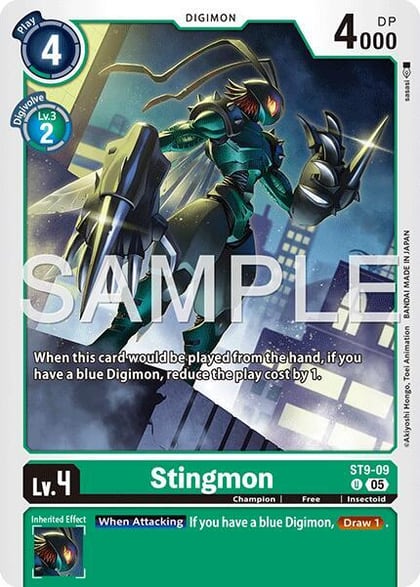 Stingmon - ST9-09 (Reprint), Advanced Booster Digimon Generation ST9-09 U