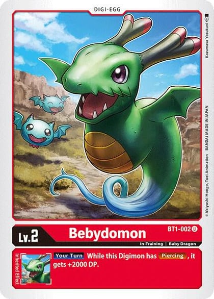 Bebydomon, Release Special Booster 1.0 BT1-002 U