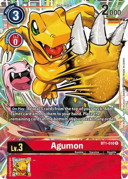 Agumon - BT1-010 (Dash Pack Ver. 1.0), Release Special Booster 1.0 BT1-010 R