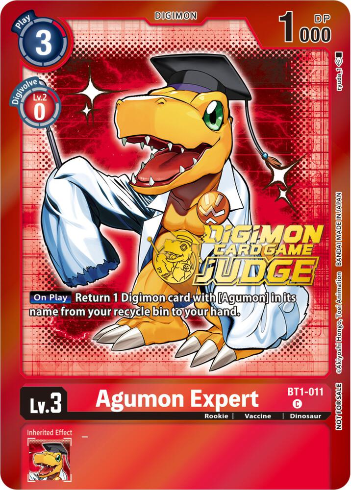 Agumon Expert - BT1-011 (Judge Pack 4), Release Special Booster 1.0 BT1-011 C