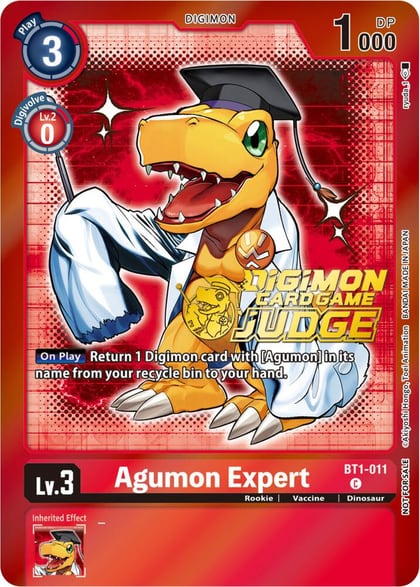 Agumon Expert - BT1-011 (Judge Pack 4), Release Special Booster 1.0 BT1-011 C