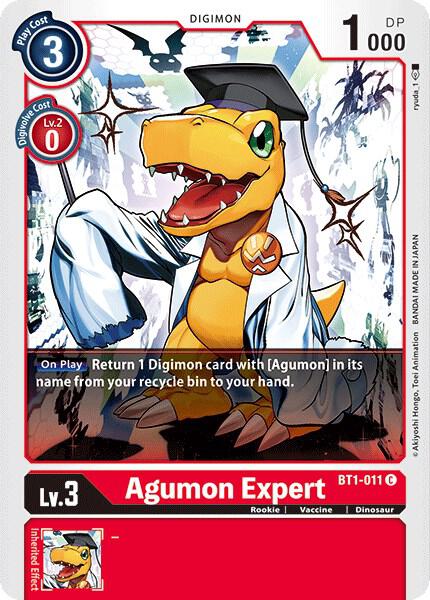 Agumon Expert, Release Special Booster 1.0 BT1-011 C