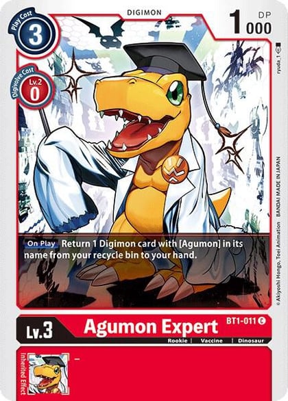 Agumon Expert, Release Special Booster 1.0 BT1-011 C