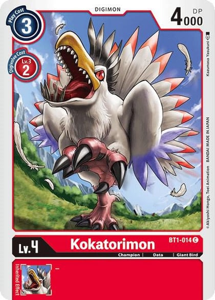 Kokatorimon, Release Special Booster 1.0 BT1-014 C