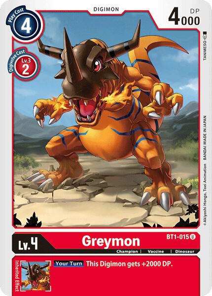 Greymon - BT1-015, Release Special Booster 1.0 BT1-015 U