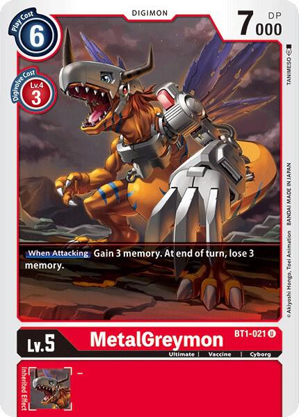 MetalGreymon - BT1-021, Release Special Booster 1.0 BT1-021 U