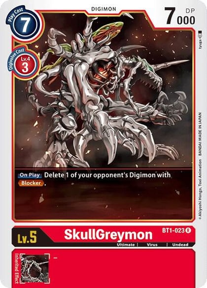 SkullGreymon, Release Special Booster 1.0 BT1-023 R