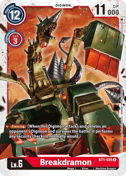 Breakdramon, Release Special Booster 1.0 BT1-026 U