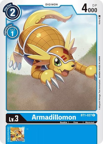 Armadillomon - BT1-027, Release Special Booster 1.0 BT1-027 C