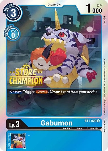 Gabumon - BT1-029 (Store Champion), Release Special Booster 1.0 BT1-029 R