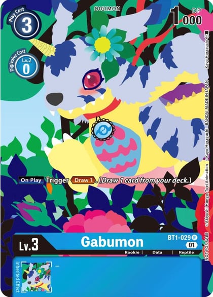 Gabumon - BT1-029 (Tamer's Card Set 2 Floral Fun), Release Special Booster 1.0 BT1-029 R