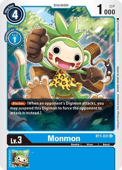 Monmon, Release Special Booster 1.0 BT1-031 U