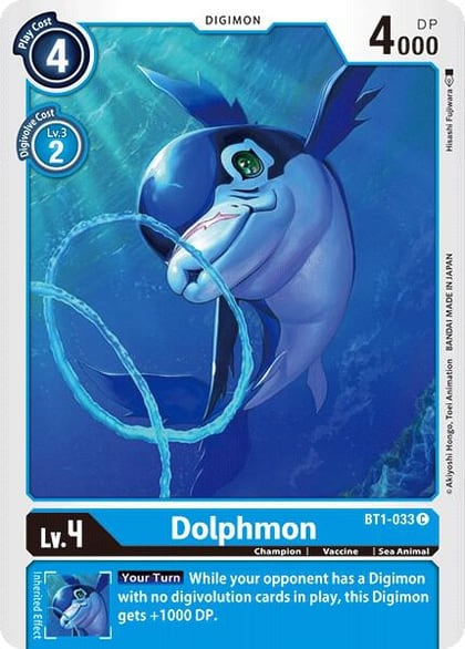 Dolphmon, Release Special Booster 1.0 BT1-033 C