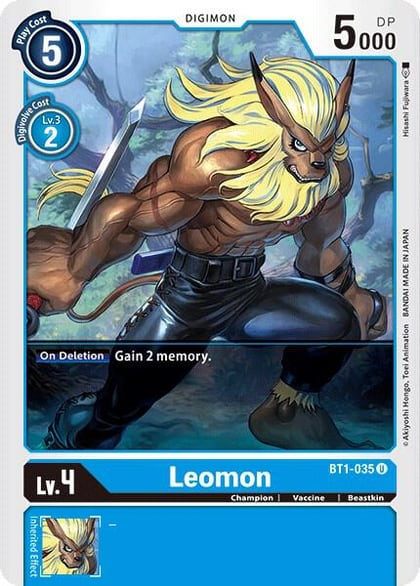 Leomon, Release Special Booster 1.0 BT1-035 U