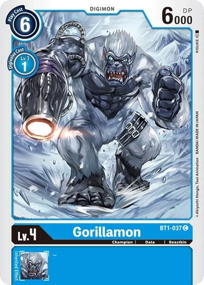 Gorillamon, Release Special Booster 1.0 BT1-037 C