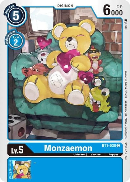 Monzaemon - BT1-038 (Official Tournament Pack Vol.2), Release Special Booster 1.0 BT1-038 C