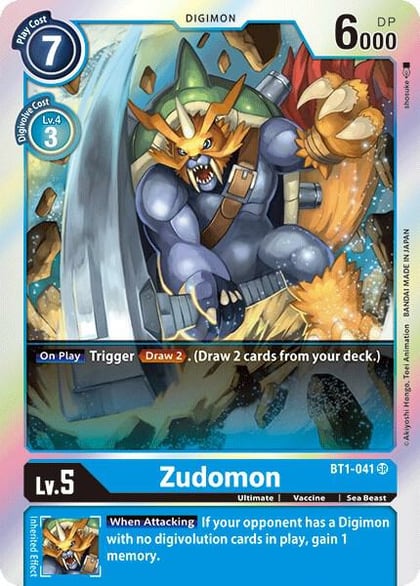 Zudomon - BT1-041, Release Special Booster 1.0 BT1-041 SR