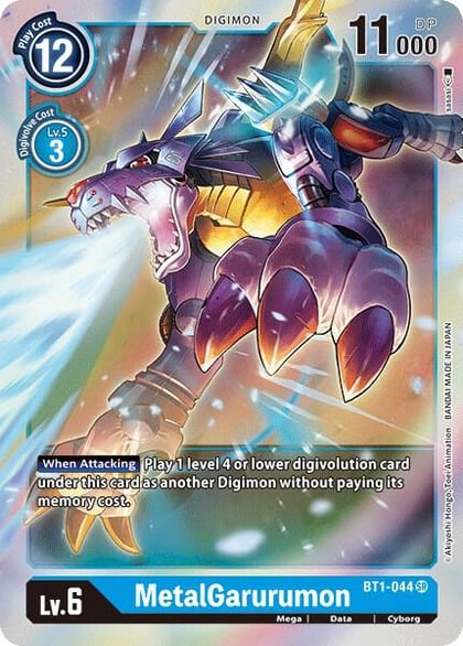 MetalGarurumon - BT1-044, Release Special Booster 1.0 BT1-044 SR