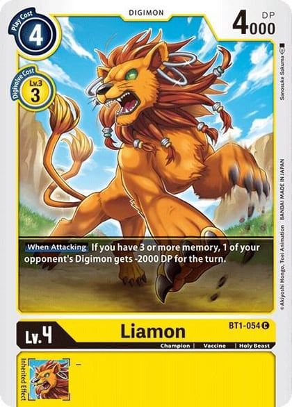 Liamon, Release Special Booster 1.0 BT1-054 C