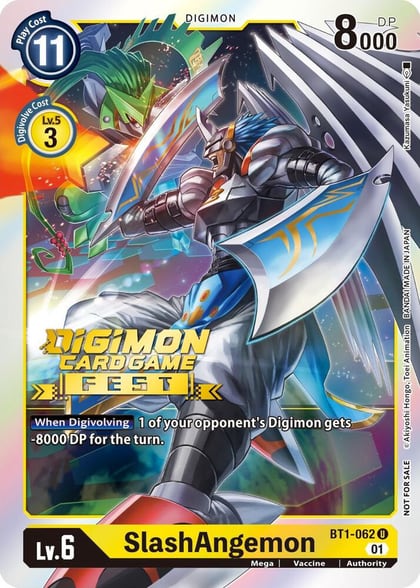 SlashAngemon (Digimon Card Game Fest 2022), Release Special Booster 1.0 BT1-062 U