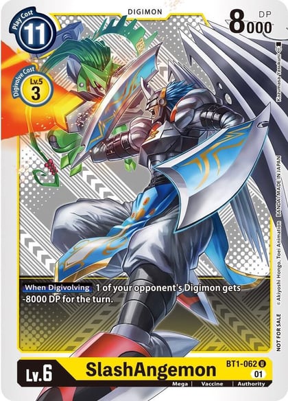 SlashAngemon (Winner Pack Xros Encounter), Release Special Booster 1.0 BT1-062 U