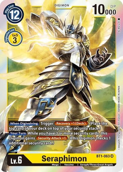 Seraphimon, Release Special Booster 1.0 BT1-063 SR