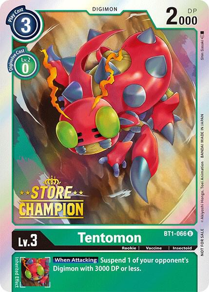 Tentomon - BT1-066 (Store Champion), Release Special Booster 1.0 BT1-066 U