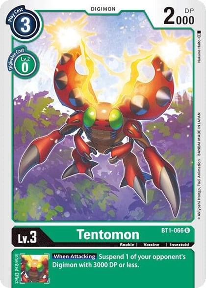 Tentomon, Release Special Booster 1.0 BT1-066 U