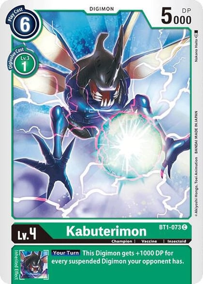 Kabuterimon, Release Special Booster 1.0 BT1-073 C