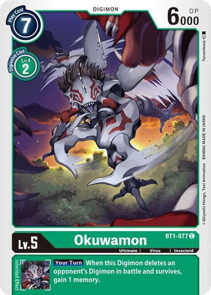 Okuwamon, Release Special Booster 1.0 BT1-077 C
