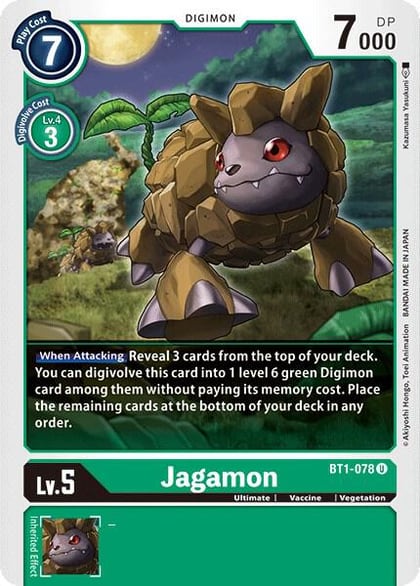 Jagamon, Release Special Booster 1.0 BT1-078 U