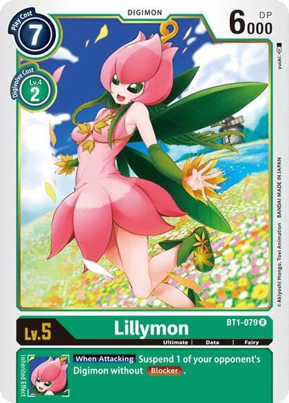 Lillymon, Release Special Booster 1.0 BT1-079 R