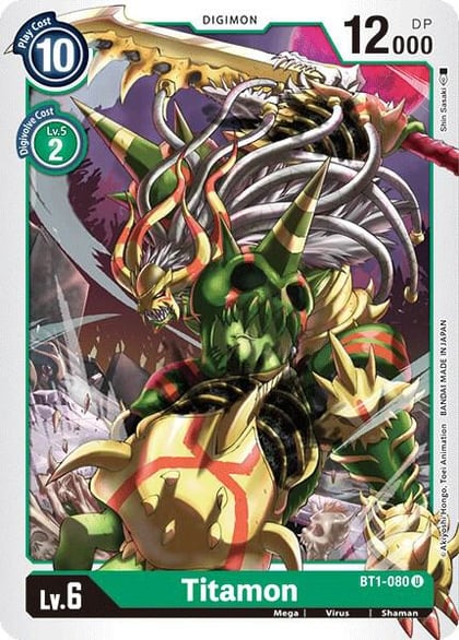 Titamon, Release Special Booster 1.0 BT1-080 U