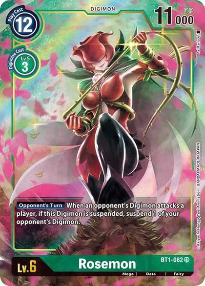 Rosemon (Alternate Art), Release Special Booster 1.0 BT1-082 SR