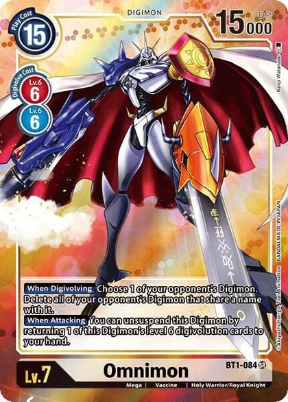 Omnimon (Alternate Art), Release Special Booster 1.0 BT1-084 SR