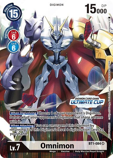 Omnimon - BT1-084 (Ultimate Cup 2022), Release Special Booster 1.0 BT1-084 SR