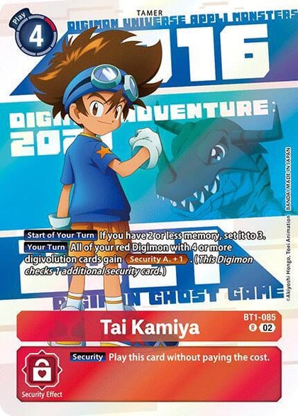Tai Kamiya - BT1-085 (Digimon Animation Series 25th Anniversary Set), Release Special Booster 1.0 BT1-085 R